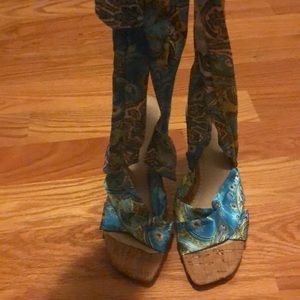 Pazzo Ankle wrap around sandals